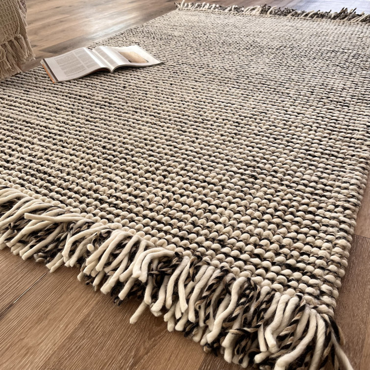 Union Rustic Hand Loomed Wool Rug Wayfair Canada